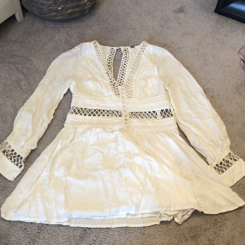 White free people dresss